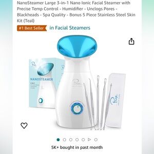 3 in 1 ionic facial steamer